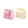 Opaque Resin Imitation Food Cabochons CRES-A064-02-2