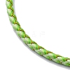 Polyester Cord Braided Bracelet Makings MAK-Z003-01G-31-2