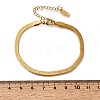 304 Stainless Steel Snake Chains Bracelets for Women BJEW-P395-02G-06-5