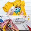 2Pcs 2 Style Iron on/Sew on Sequin Cloth Patches PATC-CA0001-07-5