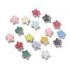 Flocky Opaque Acrylic Beads OACR-I026-02B-1