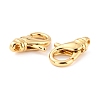 Brass Lobster Claw Clasps KK-D065-03G-3