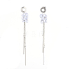 304 Stainless Steel Dangle Stud Earring EJEW-JE04140-03-2