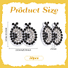 50Pcs Eye Hotfix Rhinestone Sew on Patches DIY-FG0007-30-2