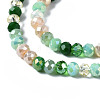 Electroplate Glass Beads Strands EGLA-T020-12B-3