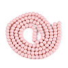 Painted Glass Bead Strands DGLA-S071-6mm-B2-2