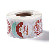 4 Patterns Christmas Round Dot Self Adhesive Paper Stickers Roll DIY-A042-03A-2