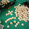 Beech Wooden Flat Round Unfinished Wood WOOD-OC0004-24A-4