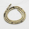 Cube Non-magnetic Synthetic Hematite Beads Strands G-D617-01C-2