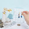 Arch Shaped Acrylic 48-Hole Earring Display Stands EDIS-WH0016-058B-3