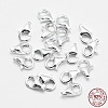 925 Sterling Silver Lobster Claw Clasps STER-G019-04-9mm-3