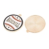Sport Alloy Enamel Pendants ENAM-C035-01E-2