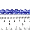 Electroplate Transparent Glass Beads Strands EGLA-A035-T10mm-L14-4