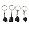 Natural Black Tourmaline Keychain GG-CBA0F0F-01-1