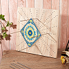 Wooden Crochet Blocking Board DIY-WH0387-22A-6