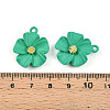Spray Painted Alloy Pendants PALLOY-N0147-03F-3
