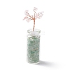 Chip Natural Green Aventuriine & Rose Quartz Display Decorations DJEW-D005-01R-05-2