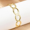 Hollow Out 304 Stainless Steel Cuff Bangles for Women BJEW-Z097-05G-1