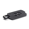 Ion Plating(IP) 304 Stainless Steel Pendants STAS-O127-E08-3