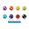 80Pcs 8 Colors Opaque Resin Beads RESI-CW0001-06B-7