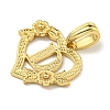 Heart Brass Pendants KK-I714-04G-D-2