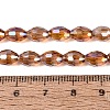 Electroplate Transparent Glass Beads Strands LS-GL-N002-01A-A09-4