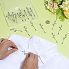 20Pcs Zinc Alloy Brooch Pins JEWB-PH0001-83P-3