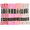 20 Skeins 4 Colors 6-Ply Polyester Embroidery Floss OCOR-CY0004-38A-1