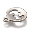 Non-Tarnish 201 Stainless Steel Charms STAS-I172-46P-3