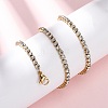 3MM 304 Stainless Steel Rhinestone Cup Chain Necklaces for Women NJEW-G175-01G-02-1