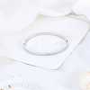 1Pc Zinc Alloy Rhinestone Hinged Bangles for Women BJEW-LP0010-64P-3