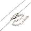 Non-Tarnish 304 Stainless Steel Heart Pendant Necklaces for Women LS-EJEW-Z044-01P-3