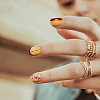 Stainless Steel DIY Nail Art Templates MRMJ-WH0092-001-6