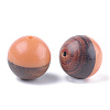 Resin & Walnut Wood Beads RESI-S358-68D-2
