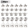 30Pcs 6 Styles Tibetan Style Alloy Charms TIBEP-YW0001-77-2