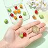 15Pcs 3 Colors Handmade Lampwork Enamel Beads LAMP-CJ0003-15-4