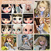 13Pcs 13 Styles Water Transfer Eyes Stickers AJEW-WR0002-89-5