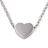 Non-Tarnish 304 Stainless Steel Pendant Necklaces NJEW-P001-10P-01-2