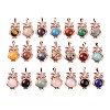 Natural & Synthetic Mixed Gemstone Pendants G-H283-03RG-1