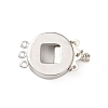 Brass Box Clasps Findings KK-H002-65P-1