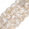 Tibetan Style dZi Beads Strands GG-CBA4812-C01-8X12MM-2