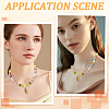 96Pcs 6 Colors AB Color Plated Glass Beads EGLA-PA0001-41-5
