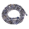 Natural Tanzanite Beads Strands G-C255-A01-3mm-3