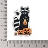 Halloween Theme Opaque Acrylic Pendants X-SACR-S034-08B-3