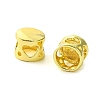 Rack Plating Brass Cord Ends KK-G501-08G-2