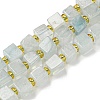 Natural Aquamarine Beads Strands G-G053-B10-01D-1