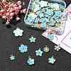 60Pcs 10 Styles Alloy Enamel Pendants FIND-CJ0002-33-5