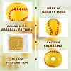 100Pcs Dyed Wood Beads WOOD-CW0001-06-5