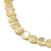 Natural Trochid Shell/Trochus Shell Beads Strands SHEL-F003-08C-3