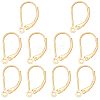 5 Pairs 925 Sterling Silver Leverback Earring Findings STER-BBC0009-20-8